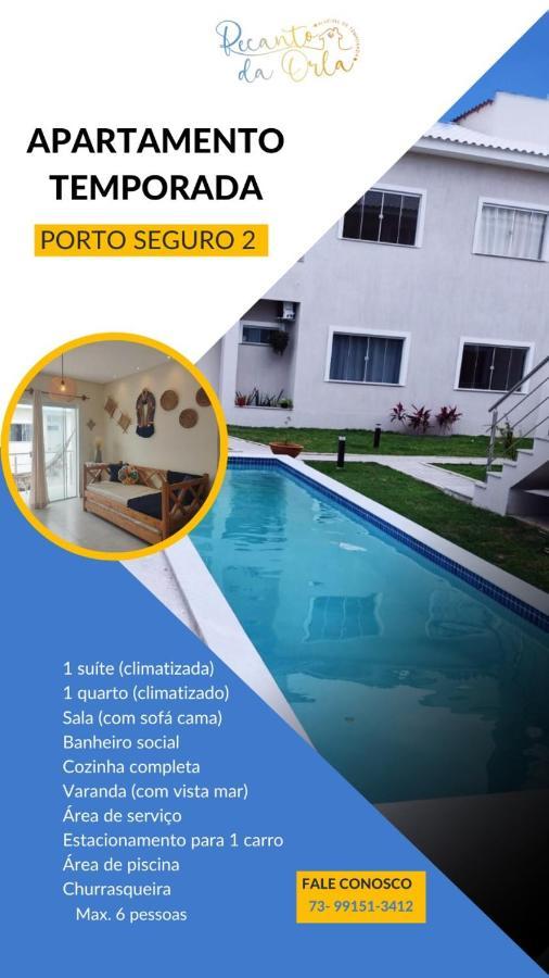 Recanto Da Orla - Apartamento Lindo E Vista Mar - 2 Quartos Porto Seguro Kültér fotó